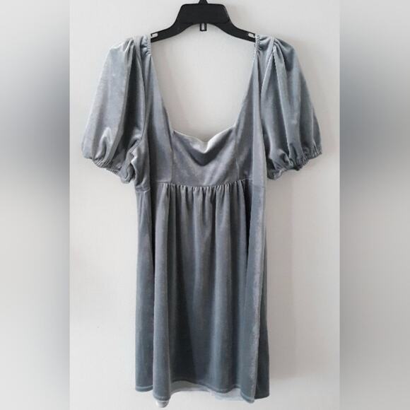 Vylette Velvet Babydoll Mini Dress XL - Picture 1 of 4